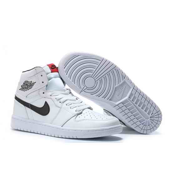 Air Jordan 1 Men Shoes White Black